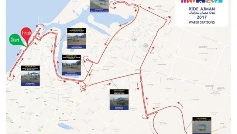 Ride Ajman 90 km route