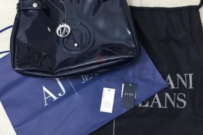 REDUCED PRICE: Authentic Armani Jeanse used Bag for sale  -  AED 360