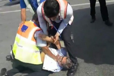 Video: IndiGo staff beat up passenger at Delhi airport