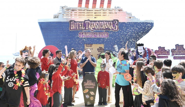 MONSTERS KICK OFF SUMMER VACATION BY CRUISING INTO CANNES FILM FESTIVAL TO LAUNCH A SNEAK PEEK FROM “HOTEL TRANSYLVANIA 3: A MONSTER VACATION”