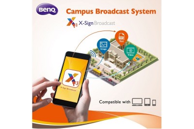 BenQ Announced the Next Generation Campus Broadcast System: “X-Sign Broadcast