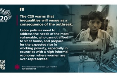 بيان عاجل عن مجموعة تواصل المجتمع المدني إلى القمة الافتراضية لقادة الدول العشرين حول كوفيد-19: الواقع الجديد يحتِّم تبنّي أولويات جديدة