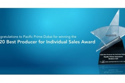 باسيفيك برايم في دبي تحصل على جائزة أيتنا لأفضل مُنتِج لمبيعات الأفراد لعام 2020