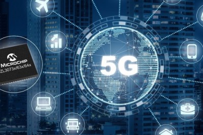 أول حل أحادي الرقاقة لتزامن الشبكات من مايكروشيب تكنولوجي يوفر توقيتاً فائق الدقة لمعدات الوصول الراديوي من الجيل الخامس