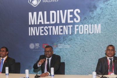 Maldives Investment Forum graced by the President of Maldives, H.E. Ibrahim Mohamed Solih held at Expo 2020 Dubai