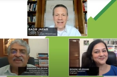 ناندان وروهيني نيليكاني: على رواد الأعمال الخيرية تبني التكنولوجيا والتعاون عبر القطاعات المختلفة  لتسريع التغيير