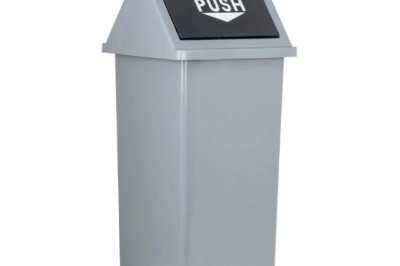 flip top plastic bin