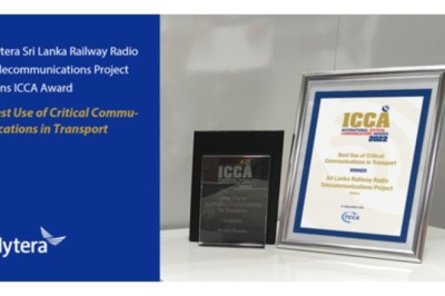 تكريم هيتيرا بجائزة الاتصالات الحرجة الدولية خلال معرض سي سي دبليو 2022