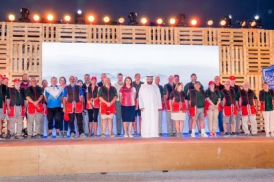 محمد الشرقي يشهد حفل ختام بطولة الفجيرة الدولية للرماية الجبلية ويتوّج الفائزين فيها