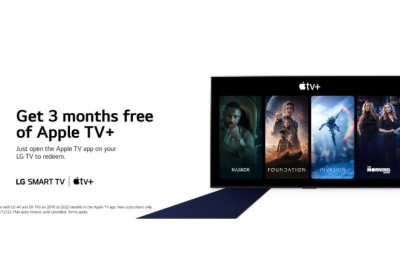 LG SMART TV OFFERS THREE-MONTHS FREE OF APPLE TV+