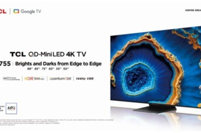 انغمس في تجربة رائعة وجودة صورة لا مثيل لها مع تلفزيون TCL C755 QD-Mini LED دقة 4k