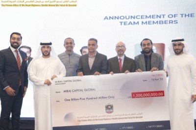 MIRAI JMAC & Royal Family Office of UAE Announce Formation of MIRAI Capital Global With Its First Tranche of USD 1.5 Billion Investment Fund for ASIA-USA-UAE Corridor