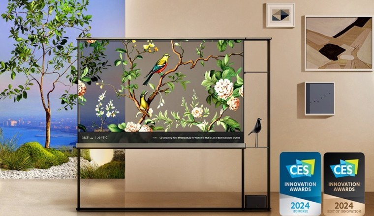 World’s First Wireless Transparent OLED TV Redefines the Screen Experience