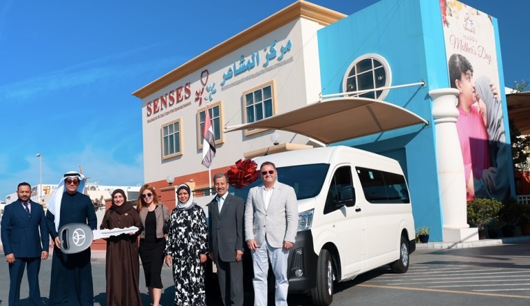 Rotary Club of Jumeirah and Airbnb Celebrate 20 Years of Senses Center with School Bus Donation